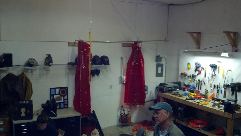 Welding Booth Open