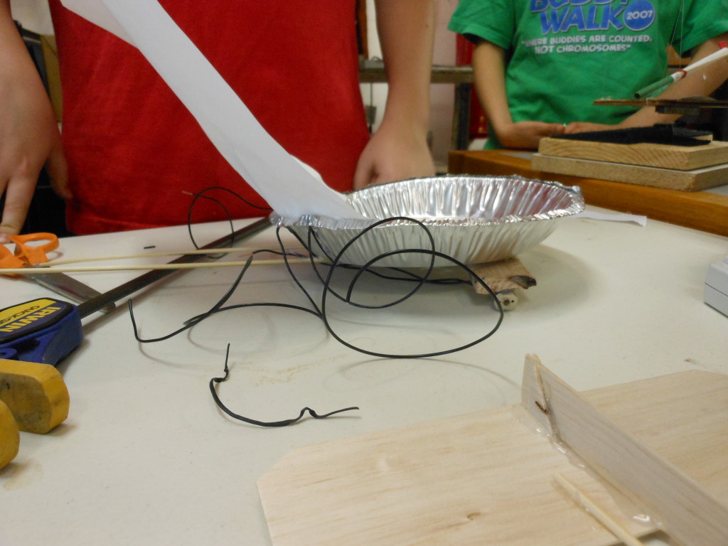 Cleaning robot in progress