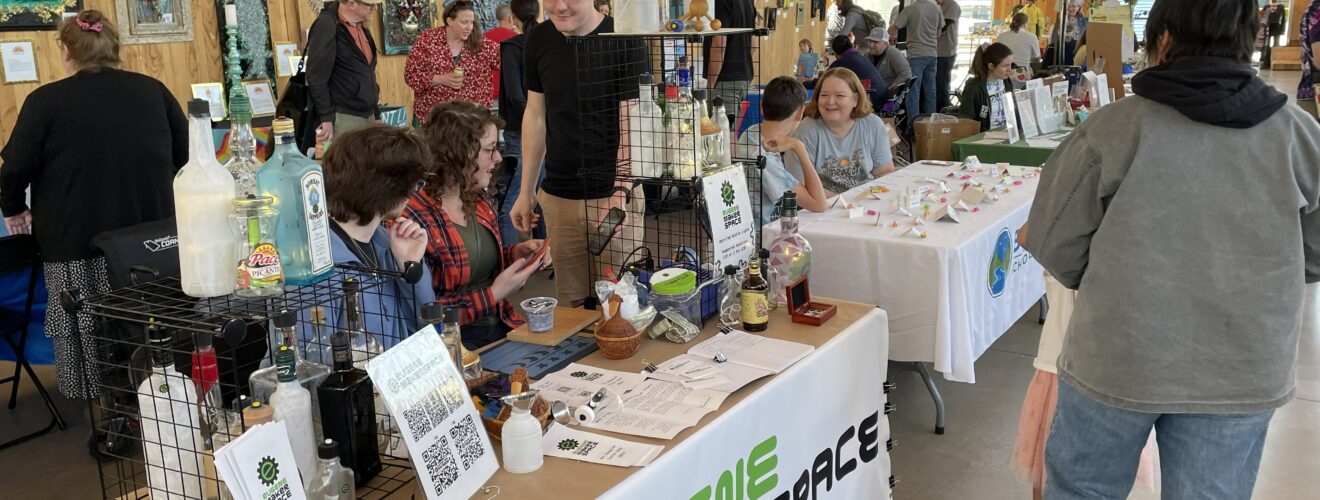 EMS table in the Farmers Market pavilion